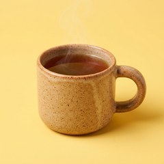 Une tasse de thé chaud